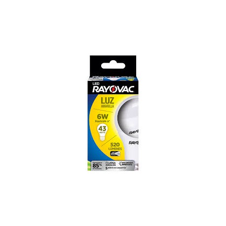 Lamparas Led 6W LED520-A RAYOVAC