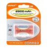 Pila AA NI-MH Recargable 2900mAh Vapex BL2