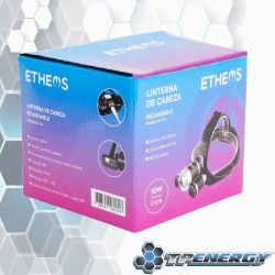Linterna De Cabeza Recargable Led 800 Lumines Etheos LU-C4