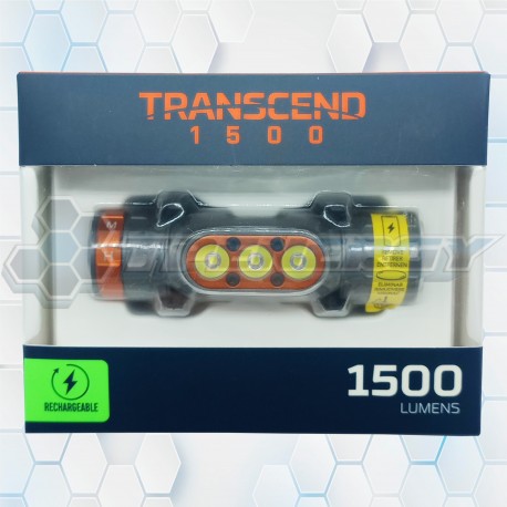 Linterna de Cabeza Recargable NEBO Transcend 1500 Lúmenes