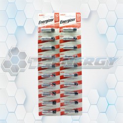 Pila Alcalina AAA E92 Energizer Max Blister 20 Unidades E92BP20