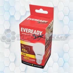 Foco Lampara LED 6w 520 Lúmenes Equivale A 43w Eveready