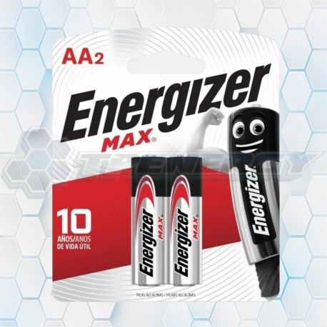 Pilas Alcalinas Energizer Max E91 AA Blister x2