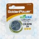Batería Botón Litio CR2016 Golden Power 3Volt BL5