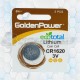 Batería Botón Litio CR162 Golden Power 3Volt BL5