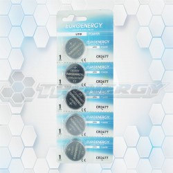 Batería Pila Botón Litio CR2477 Euroenergy 3 Volt BL5