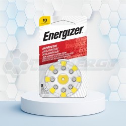 Batería Pila Audiología AC10 Energizer 1.4 Volt BL8