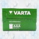 Pila AAA Ni-Mh 800mAh 1.2 V. VP724 Varta BL2
