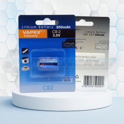 Pila De Litio CR2 3.0 Volt 850mAh Vapex
