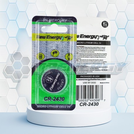 Pila Botón CR2430 3 V. New Energy  BL1