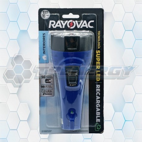Linterna Led Recargable SUPERLED-ARG 56 Lúmenes RAYOVAC