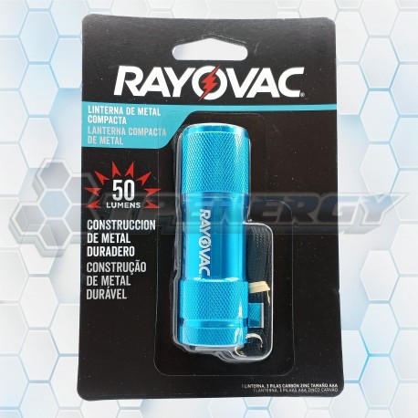 Linterna Led De Metal Compacta ROVMLHV32H 50 Lúmenes RAYOVAC