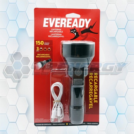 Linterna Compacta Recargable EVRVPHCL4 150Lúmenes Eveready