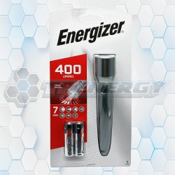 Linterna Led De Aluminio Energizer PMZH21 De 400 Lúmenes + 2 Pilas AA