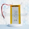 Batería Celda De Litio Recargable LIP553055 3.7V 1Ah 3.7Wh Con cable Kinetic