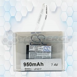 Batería Recargable Cameron Sin LP-E17 950mAh 7.4V CS-CNE170MX