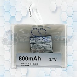 Batería Recargable Cameron Sino LI-50B 800mAh 3.7V CS-LI50B