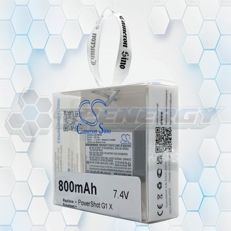 Batería Recargable Cameron Sino PowerShot G1 X 7.4V 800mAh CS-NB10L