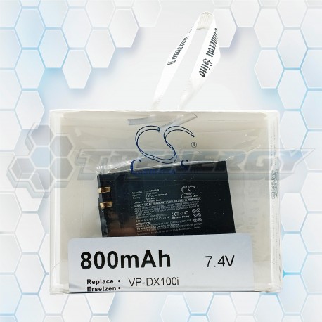Batería Recargable Cameron Sino VP-DX100i 800mAh 7.4V CS-BP80SW