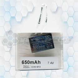 Batería Recargable Cameron Sino EOS-M10 650mAh 7.4V. CS-LPE12MC