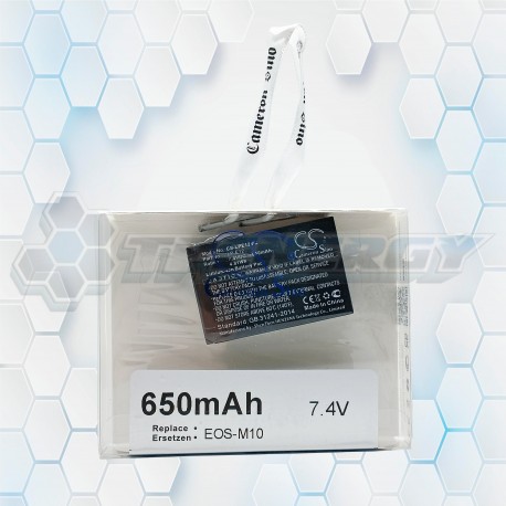 Batería Recargable Cameron Sino EOS-M10 650mAh 7.4V. CS-LPE12MC