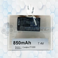 Batería Recargable Cameron Sino Coolpix P1000 7.4V. 850 mAh CS-ENEL20