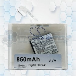 Batería Recargable Cameron Sino Digital IXUS 40 3.7V. 850mAh CS-NB4L