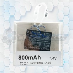 Batería Recargable Cameron Sino Lumix DMC-FX200  7.4V 800mAh CS- BLC12MC