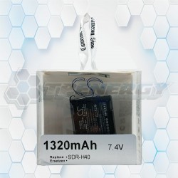 Batería Recargable Cameron Sino SDR-H40 7.4V 1320mAh CS-VBG130