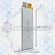 Batería Celda De Li-Po LIP6843128SP 3.7V 3.3Ah Recargable Kinetic