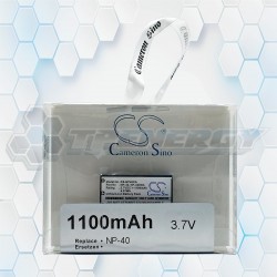Batería Recargable Cameron Sino NP-40 1100mAh 3.7V CS-NP40CA
