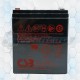 Batería De Gel Recargable CSB 12Volt 5.1Ah HR 1221W F2