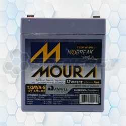 Batería De Gel Recargable Moura 12V 5AH 12MVA-5