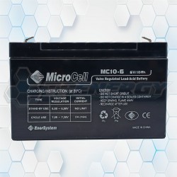 Batería De Gel Recargable Microcell 6V 10Ah MC10-6