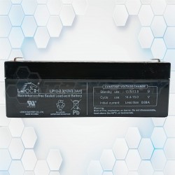 Batería De Gel Recargable Leoch 12V 2.3Ah LP12-2.3
