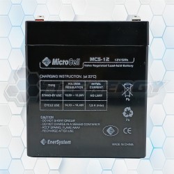 Batería De Gel Recargable Microcell 12V 5Ah MC5-12