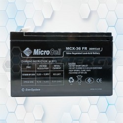 Batería De Gel Recargable Microcell 12V 8Ah MCX36W