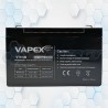 Batería De Gel Recargable Vapex 6V 10Ah VT6100