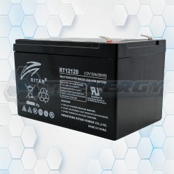 Batería De Gel Recargable Ritar 12V 12Ah RT12120