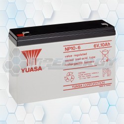 Batería De Gel Recargable Yuasa 6V 10AH  NP10-6
