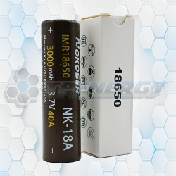 Pila Recargable IMR18650 Nokoser 3000mAh 3.7V NK-18A