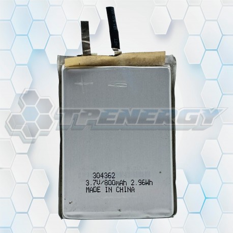 Batería Celda Recargable LP304362 3.7V 800mAh