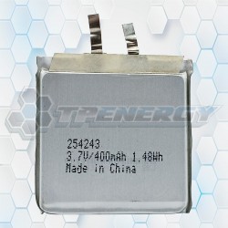 Batería Celda De Li-Po LIP254243 3.7V 400mAh Recargable