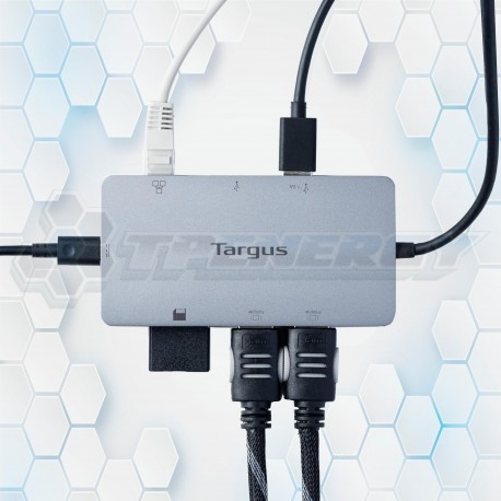 Docking USB-C Targus DOCK423A Con Doble HDMI 4K Y Carga Rápida