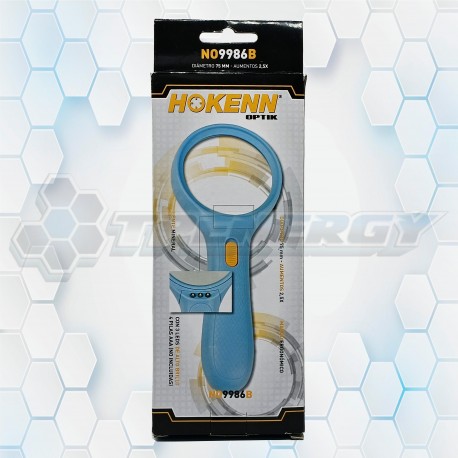 Lupa De Mano Con Luz Led De Alto Brillo N09986B Hokenn
