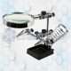 Lupa Con Doble Pinza Y Porta Soldador MG16129 Hokenn