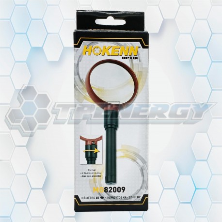 Lupa De Mano Con Luz MG82009 4X65MM Hokenn