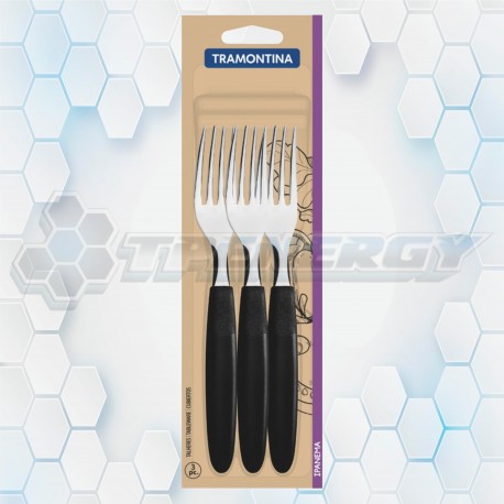 Set De 3 Tenedores Azules Ipanema Tramontina 23362/310