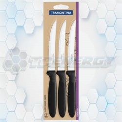 Set De 3 Cuchillos Azules Ipanema Tramontina 23360/315