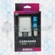 Cargador Duocharge Doble USB ficha Tipo C Soul CVQ-XUSB2L